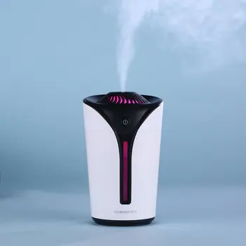 

Creative Mini Flame Cup Humidifiers Essential Oil Diffuser USB Ultrasonic Air Humidifiers with LED Night Light for Home Office -