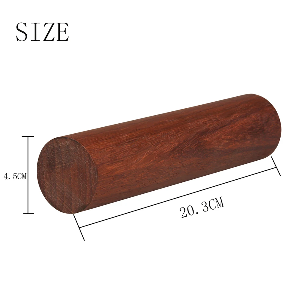 M MBAT MJ-20 Mahogany Round Sand Cylinder Orff Small Hand-cranked Sand Hammer Solid Wood Children's Educational Musical Toys