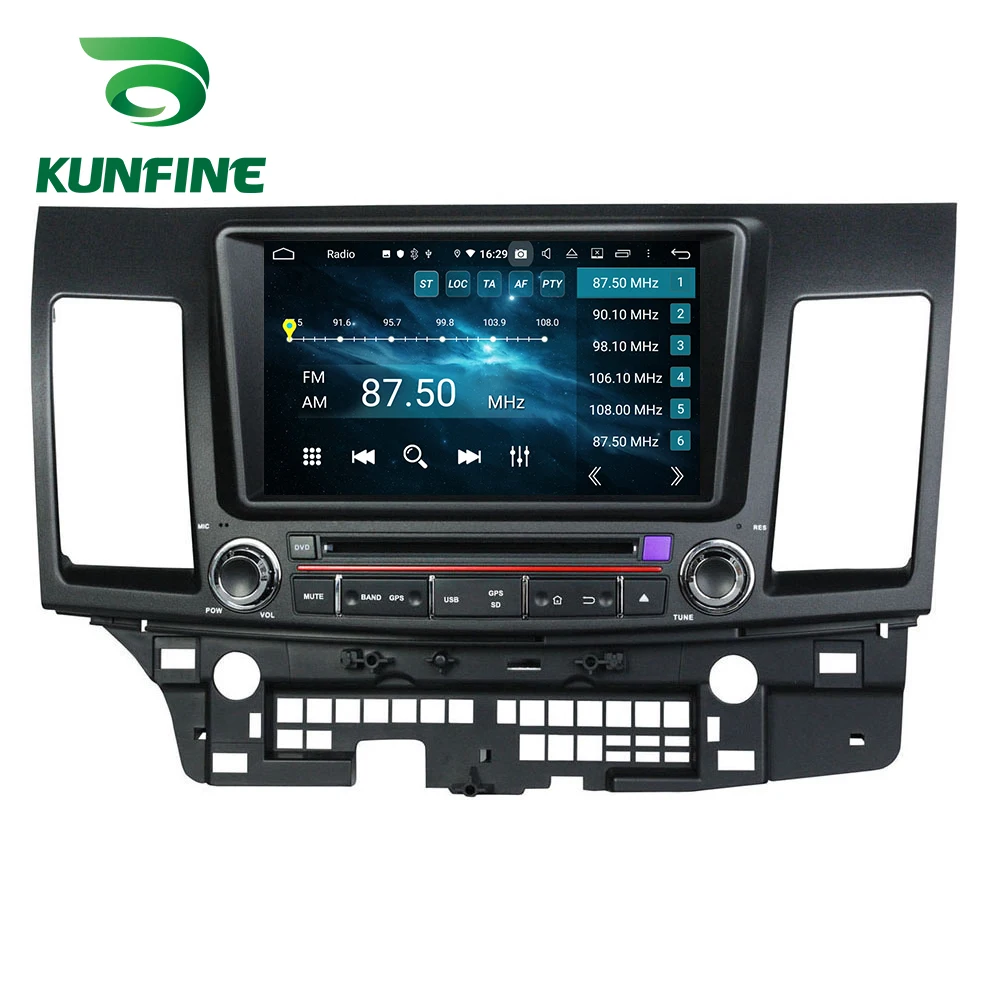 Android 9,0 Восьмиядерный 4 Гб ОЗУ 64 Гб ПЗУ автомобильный DVD GPS; Мультимедийный проигрыватель стерео для MITSUBISHI Lancer- радио wifi