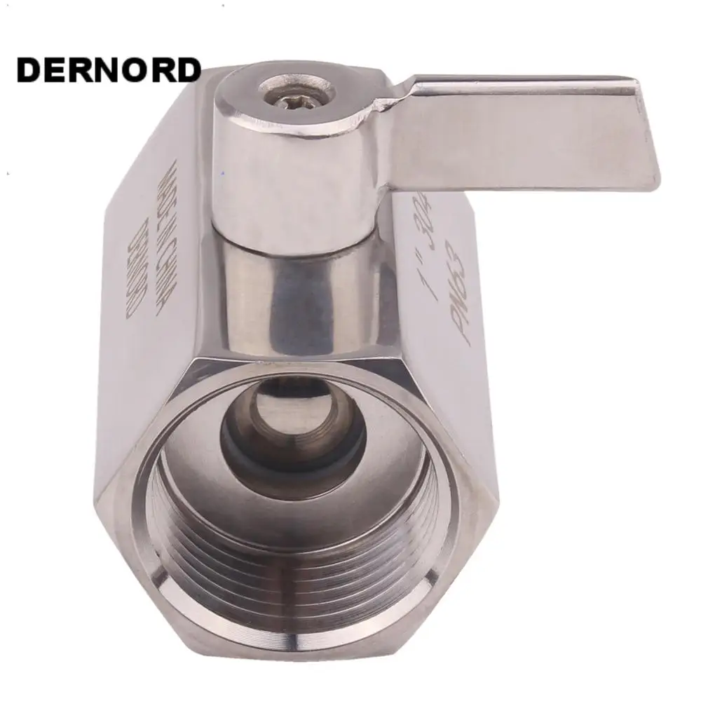 DERNORD мини-шаровой клапан из нержавеющей стали SUS304 " NPT Female& Female