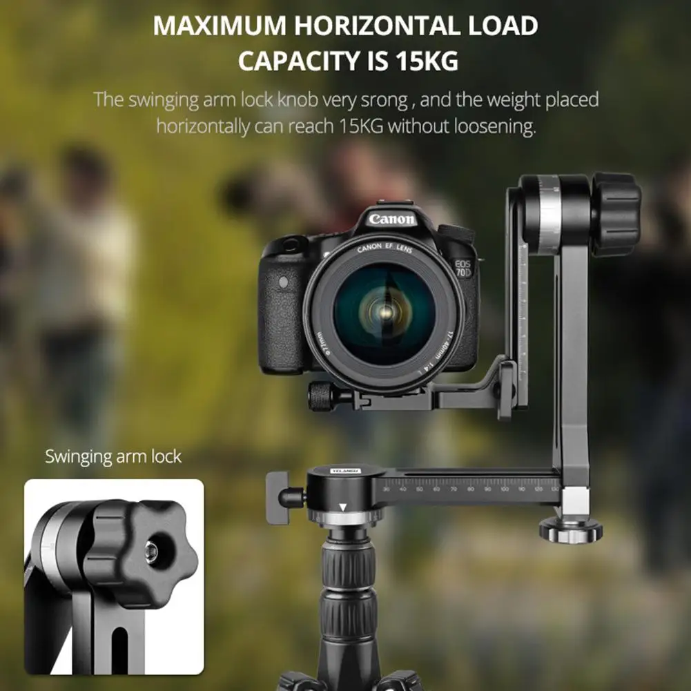 Стабилизаторы камеры DSLR из алюминиевого сплава для телефото линза