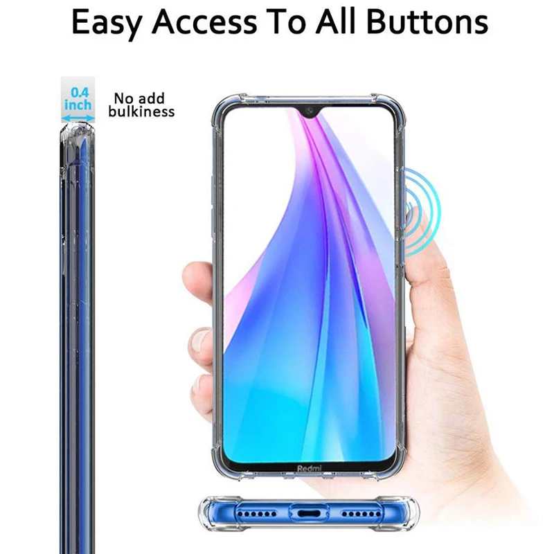 Противоударный чехол для подушки безопасности, чехол для note 8 t xiaomi nfc чехол на ксиоми редми нот 8т 8про защитный стеклянный чехол для redmi xiomi Note8 Pro чехлы note-8t 6,3 дюймов чехол нот 8 т редми нот 8 про