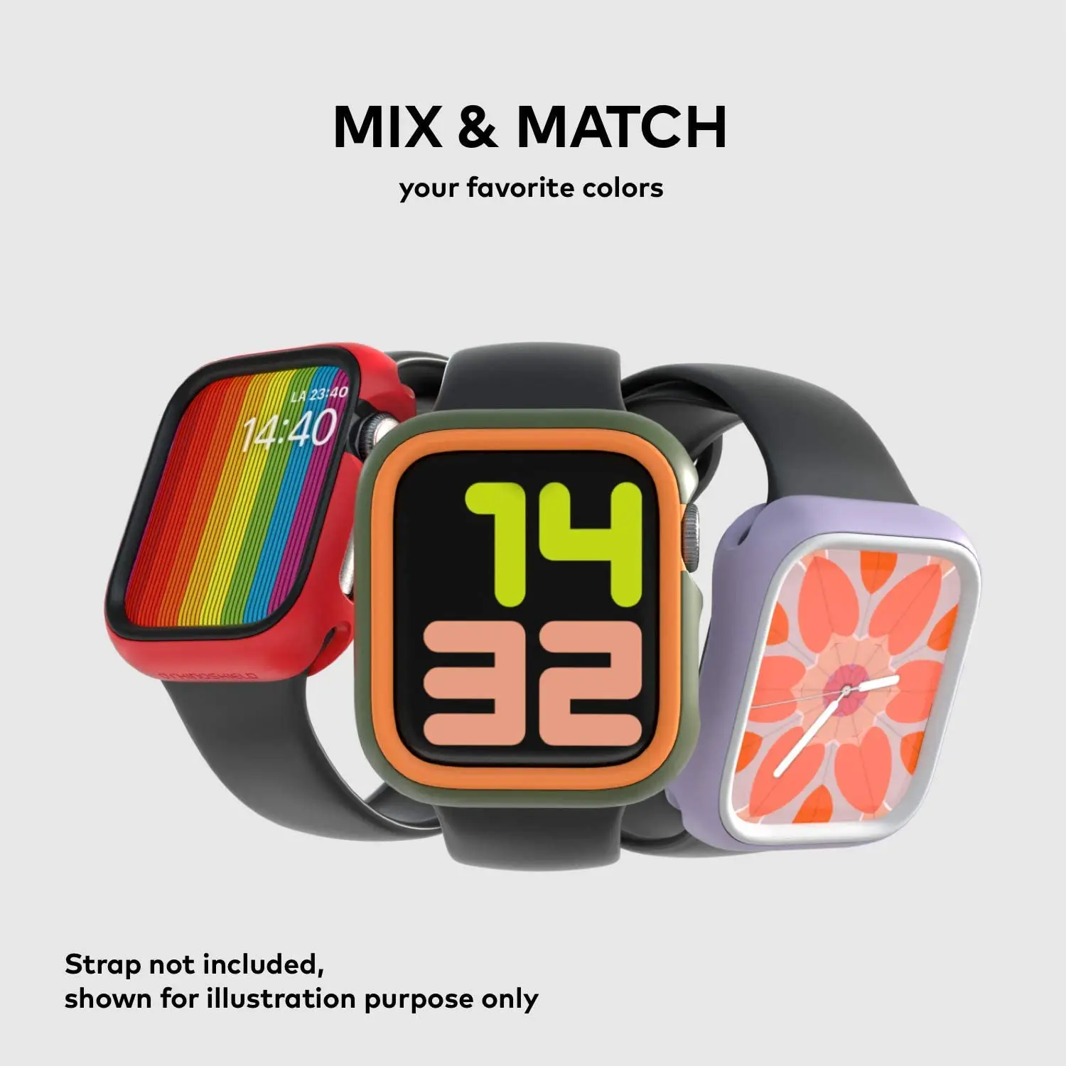 New RhinoShield Bumper Case 44mm Compatible with Apple Watch SE,5/4 Series  Slim Protective Cover Lightweight Shock Absorbent - AliExpress Consumer  Electronics