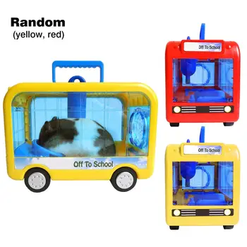 

Portable Hamster Cage Pet Go Out Box Outdoor Small Animals Carriers Portable Carry Cages With Handle For Pet Hamsters Gerbils
