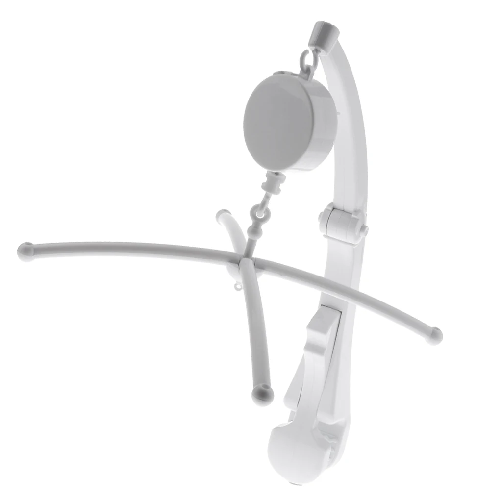 18 Inch Wind Up Mobile Music Box Baby Crib Nursery Mobiles, Bed Bell Toy Holder Arm Bracket for Custom Mobiles