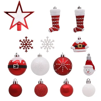 

70 Pcs Christmas Hanging Pendants Creative Decor Balls Christmas Tree Ornaments