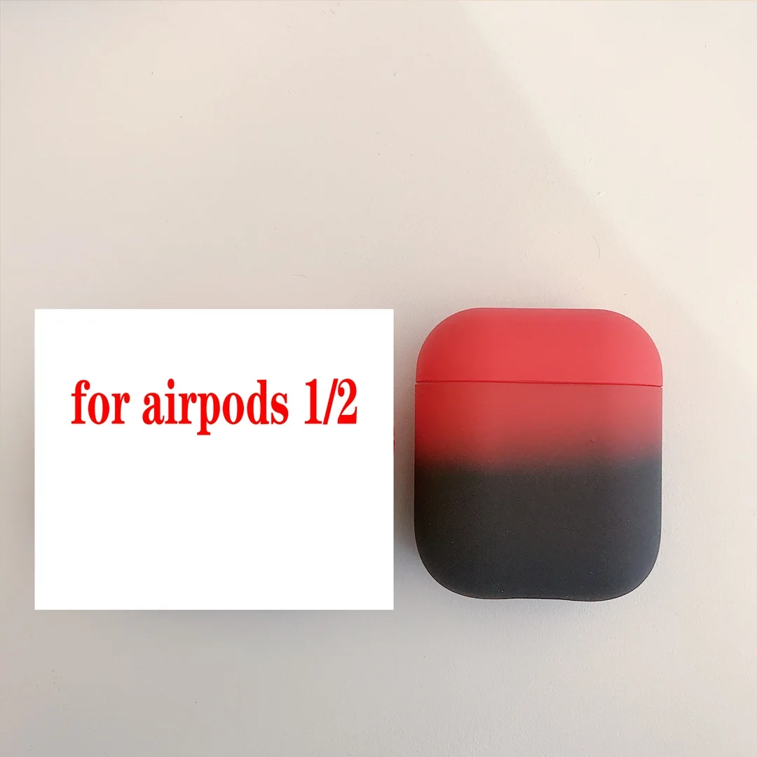 Роскошный градиентный чехол для Airpods Pro 3 AirPods 1/2 чехол для наушников Радужный жесткий защитный чехол из поликарбоната fundas для Airpods pro 3 capa - Цвет: A7