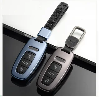 

High quality Aluminium Alloy Remote Key CAR Key Shell key cover key Case For Audi A6 C8 A7 A8 2018 2019