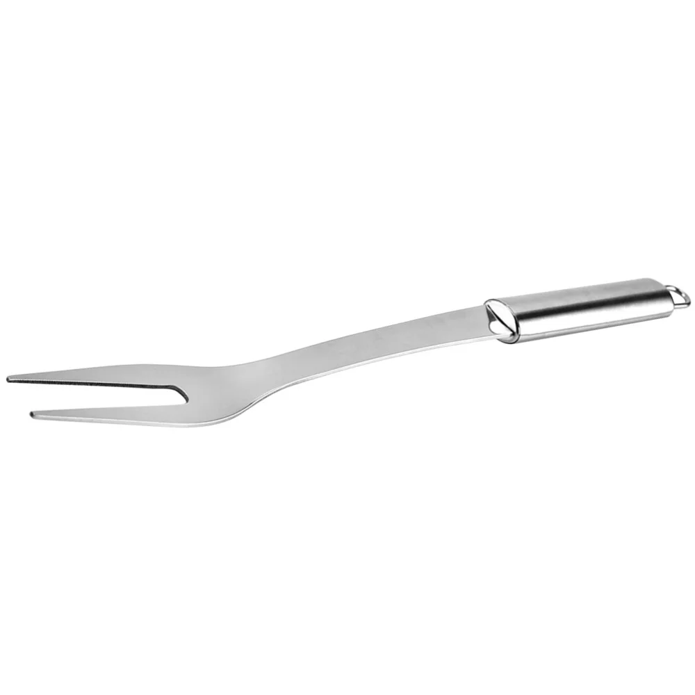 Barbecue Skewers Barbecue Tools Forks Meat Steel Stainless Bbq Serving Grill Roasting Grilling Barbecue Carving Cooking Fruit Clamp Sticks Steak Picnic