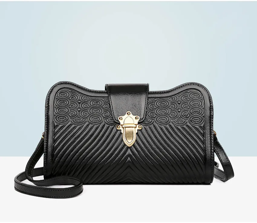SUWERER luxury handbags women bags designer designer bags famous brand women bags new women Genuine Leather bag clutch bags