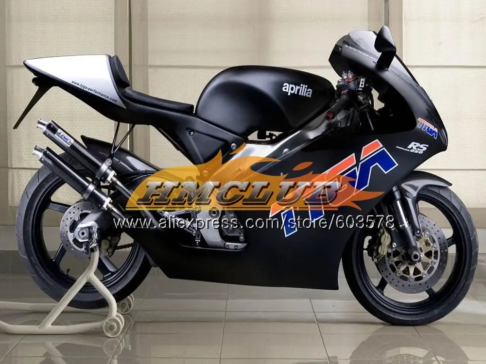 RS125R для Aprilia RS 125 RS125 99 01 02 03 04 05 Черный 44CL. 55 RS4 RS-125 RSV125 R 1999 2000 2001 2002 2003 2005 обтекатель - Цвет: No. 22 Matte black
