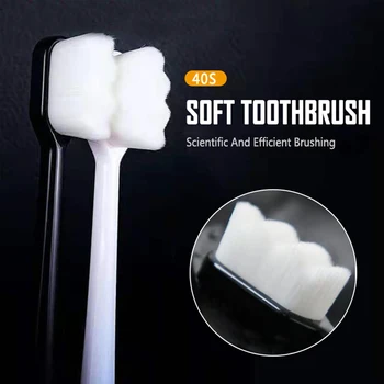 

1pc Ultra-fine Toothbrush With Box Oral Cleaning Nano Toothbrush Adults Oral Care Supplies Portable Home Travel Toothbrush