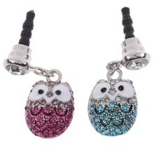 Горячая Распродажа, 1 шт. 3,5 мм, Пылезащитная Заглушка с большими глазами в виде совы для гаджетов для телефонов с гарнитурой