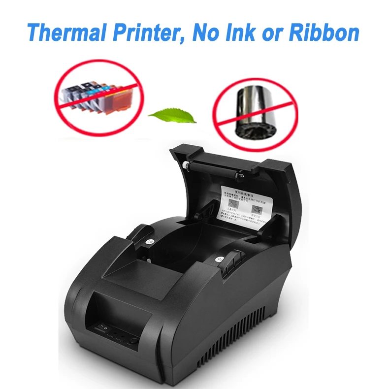 best small photo printer Thermal Receipt Printer 58mm POS Printer Bluetooth USB For Mobile Phone Android iOS Windows For Supermarket and Store instant photo printer