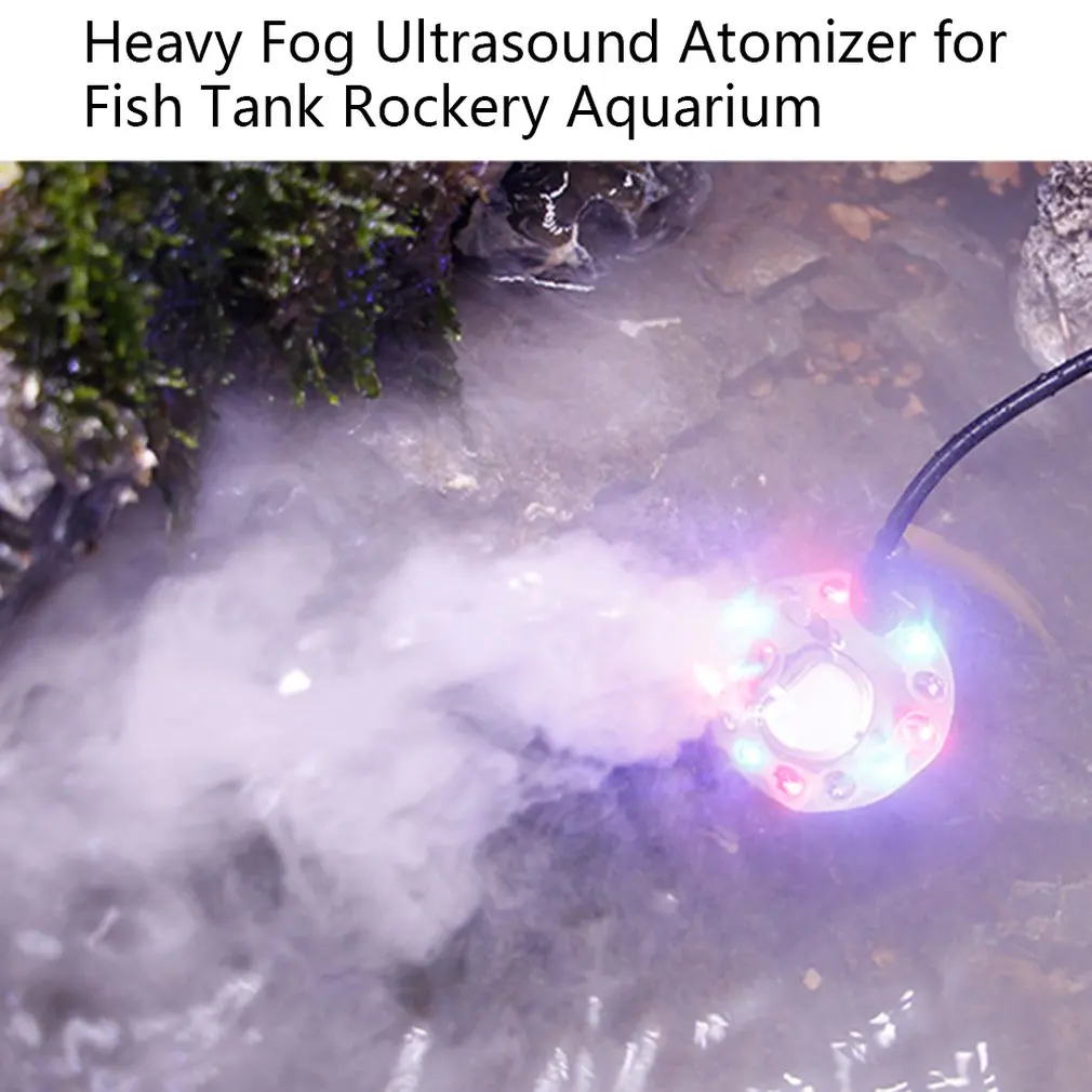 Intelligent 20mm Single Head Without Lamp Ultrasonic Atomizer Fog Atomizing Head Led Atomizing Lamp Rockery Water Bonsai
