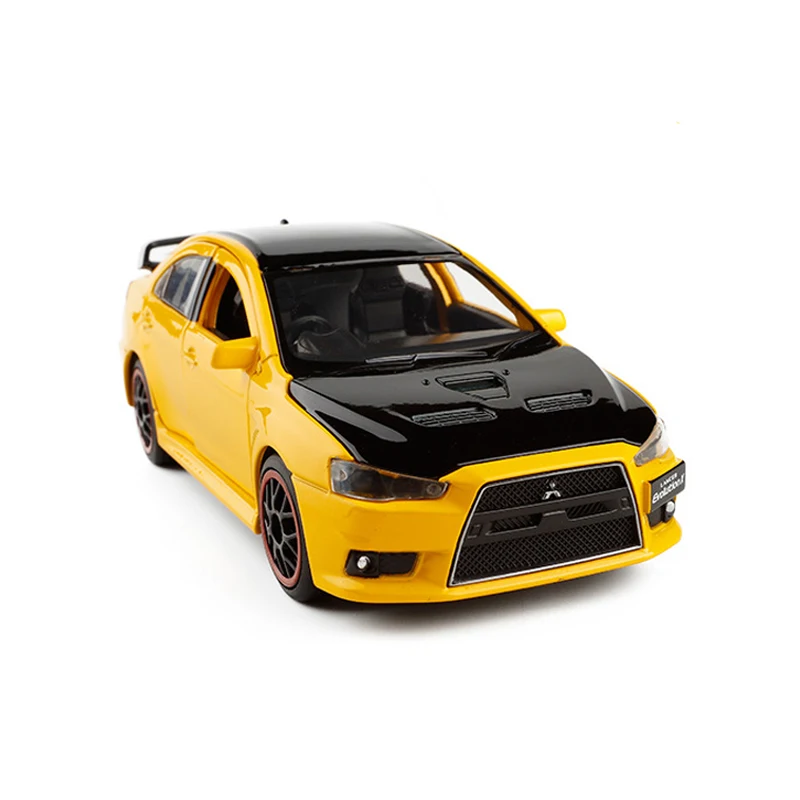 

1/32 Scale Lancer EVO X 10 Miniature Model Toy Car Die-Cast Model Toys With Spoiler For Kids Collection Children Gifts