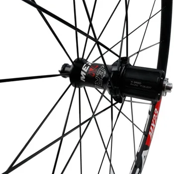

MEROCA MX23 700C Road Bike Wheels V/C Brake Straight Pull 4 Bearing Bicycle Aluminum Alloy Wheel Set