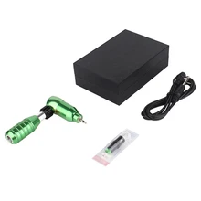 Аудио интерфейс может поворачиваться Татуировка тату машина Перманентный боди-арт инструменты для рисования зеленый