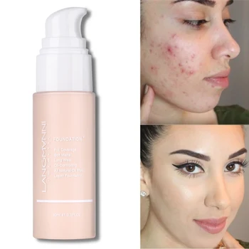 

Oil-control Liquid Foundation Moisturizing Cover Blemishes Brighten Skin Color Matte Foundaton