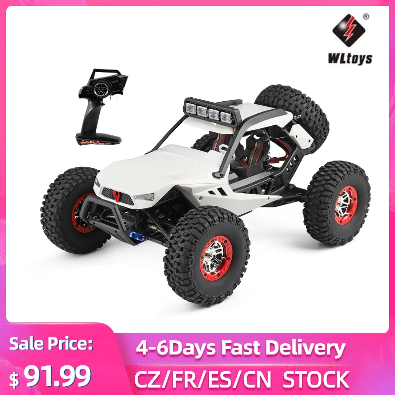 WLtoys XK 12429 1:12 Радиоуправляемый автомобиль гусеничный 40 км/ч 4WD 2 4G электрический с