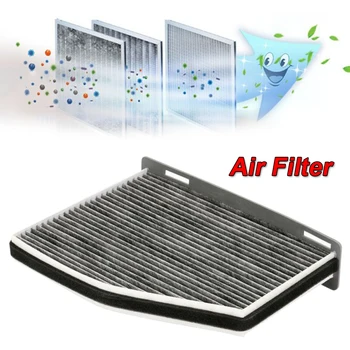 

1pcs Gray Activated Carbon Cabin A/C Air Filters 1K0819644 For Passat Golf Q3