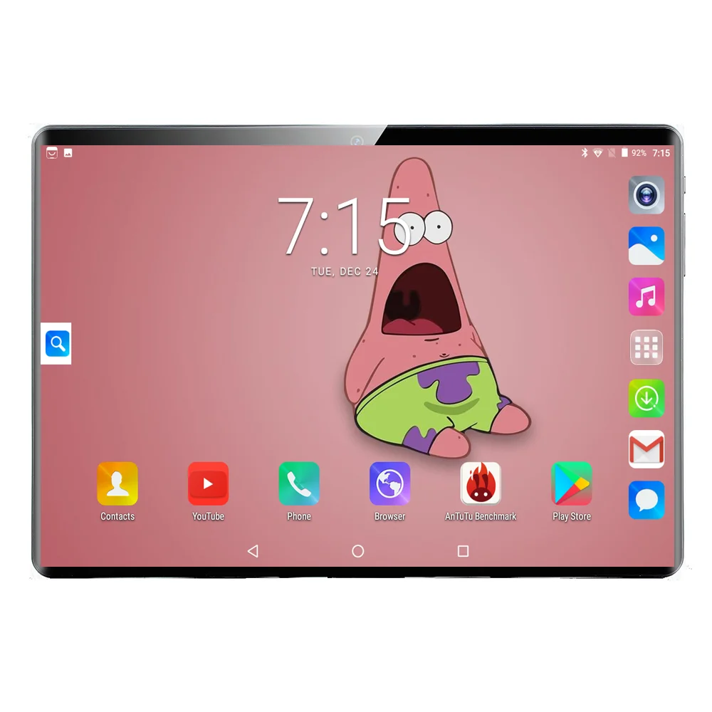 10,1 дюймов планшетный ПК Android 9,0 WiFi компьютер tab ПК планшет Восьмиядерный 6G+ 64GB 128GB Мини компьютер ПК 10 дюймов ПК
