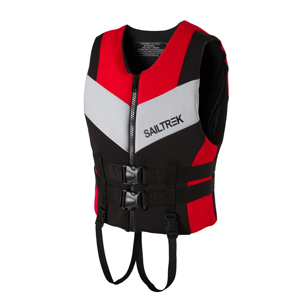 Outdoor rafting Neoprene Life Jacket Adult Safety Life Vest Water Sports Fishing Vest Kayaking Boating Swimming Drifting