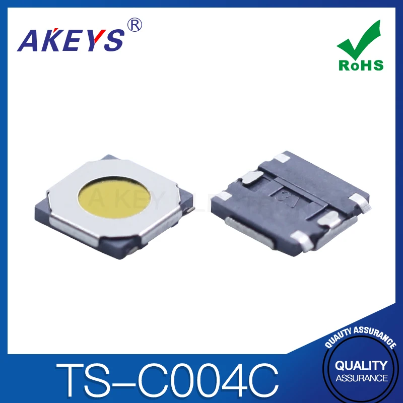 TS-C004C 4 * 4 four pin wrapped U-type light touch switch 5.2 * 5.2 waterproof accessories key connector