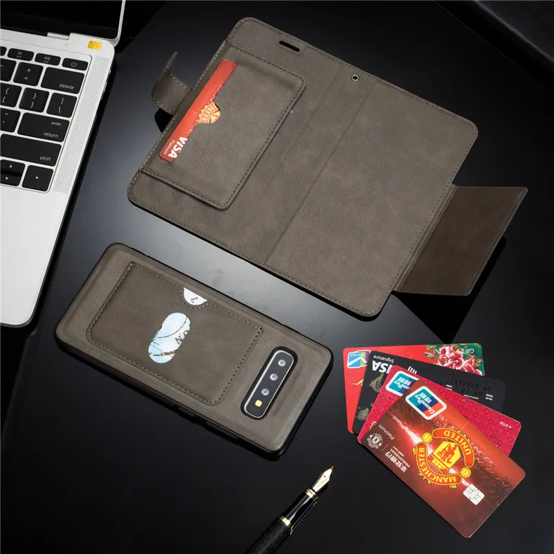 Luxury Wallet Leather Cases For Samsung Galaxy A50 Case Samsung Galaxy S10 S9 S8 Plus S7 Edge J4 J6 Plus J8 A7 2018 A30 A70 Phone case17