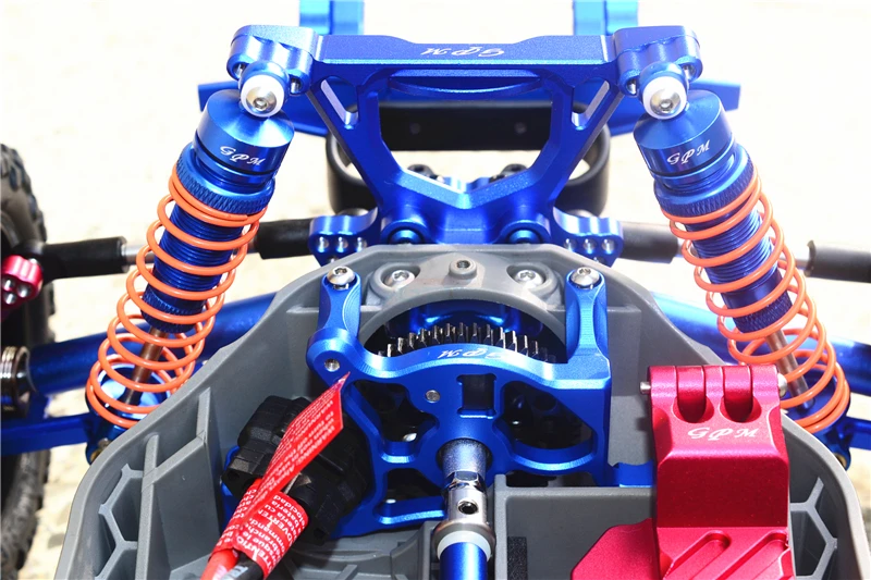 Алюминиевые передние регулируемые удары 87 мм для TRAXXAS RUSTLER 4X4 VXL 67076-4, SLASH 4x4, SLASH 4x4 LCG