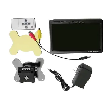 

Multifunctional 7 Inch HD LED Touch Button Screen Display 1024X600 AV/VGA/HDMI Security Monitor with Speaker US Plug