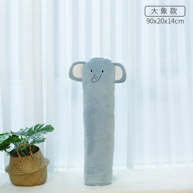 60/90cm Cute Cat elephant Plush Toy Stuffed Soft Animal Cartoon Pillow Lovely Christmas Gift for Kids Kawaii Valentine Present - Цвет: Elephant 90cm
