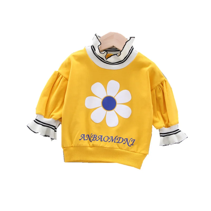 

Spring Autumn Baby Clothes Children Girls Cartoon Printed T Shirt Toddler Fashion Casual Clothing Infant Kids Tracksuits