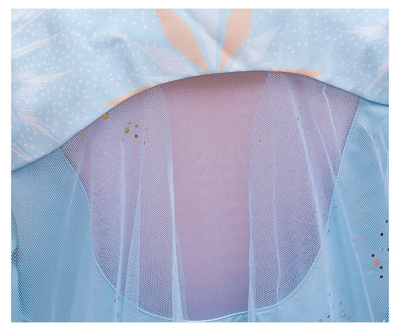 Новая версия платья для детей с героями мультфильма «Холодное сердце»; винтажное платье Эльзы для костюмированной вечеринки; детское Новогоднее платье принцессы с длинными рукавами; Рождественский Костюм