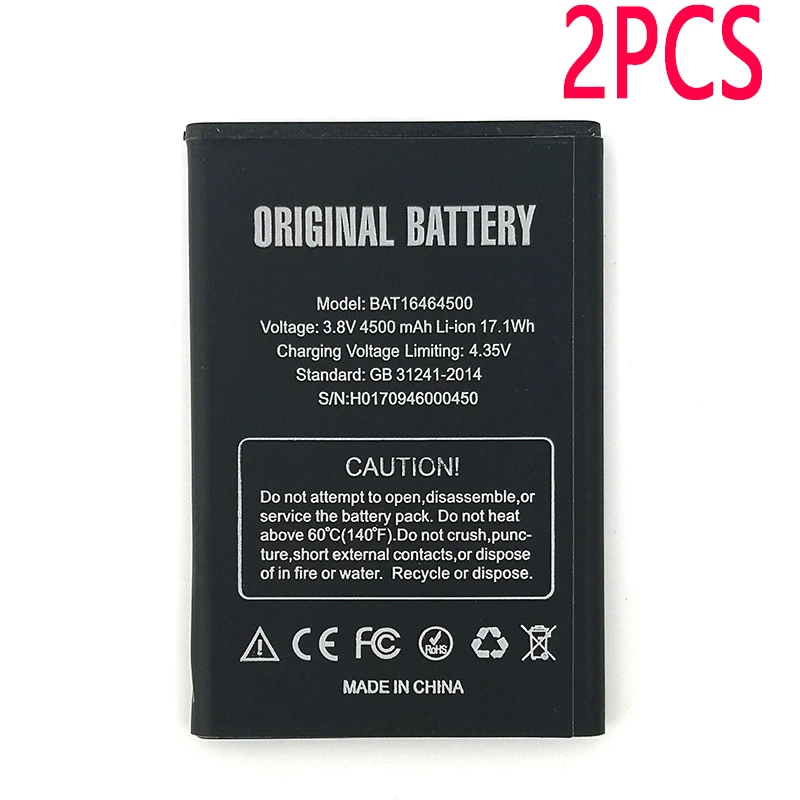 

2PCS 100% Original 4500mAh BAT16464500 Battery For DOOGEE T5 Mobile Phone In Stock Latest Production High Quality Battery