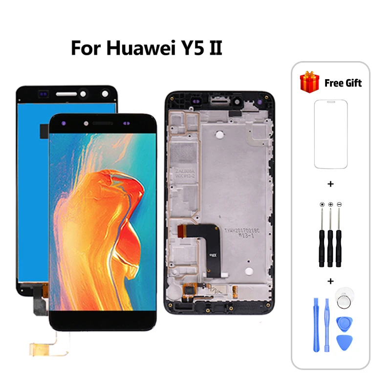 ЖК дисплей с дигитайзером сенсорного экрана для Huawei Y5 II CUN U29 L21 L01 L02 L03 L22 L23 L33