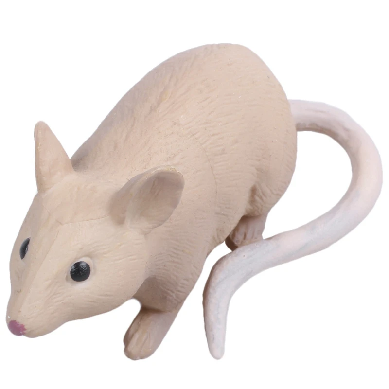 Сплошное моделирование диких животных мышь Статуя Модель игрушки Минни Маус хомяк ребенок раннего обучения Кукла Украшения