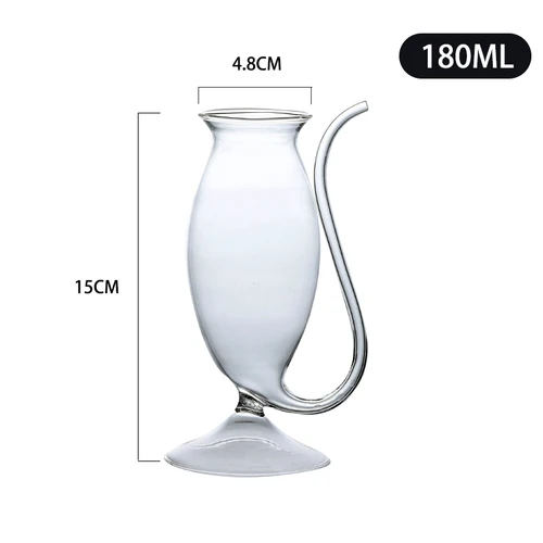 180ML Стеклянная Коктейльная чашка творческая личность чаша вампира белка Кружка Пивная кружка Бар чашка pf103110 - Цвет: 180ML