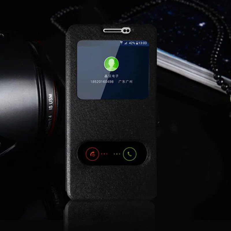 Чехол для телефона Samsung A3 2017 чехол с окошком и подставкой быстрого просмотра