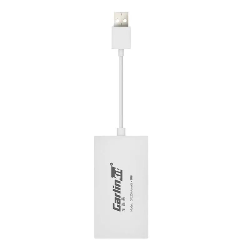 Carlinkit CarPlay ключ Bluetooth для Apple IOS Android Авто MP5 плеер беспроводной мини USB черный поддерживает Smart Link - Название цвета: WHITE