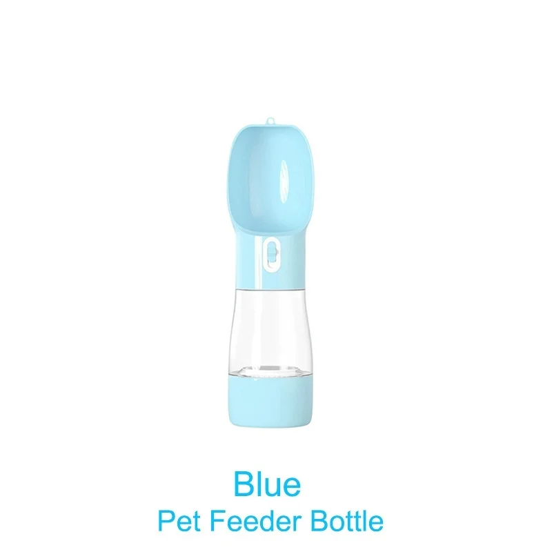 Blue Переносная бутылка для воды для домашних животных, для кошек, для питья, чашка для питья, для щенков, для путешествий, для улицы, диспенсер для питья, продукт для домашних животных, уход за собакой, Прямая поставка - Цвет: Blue