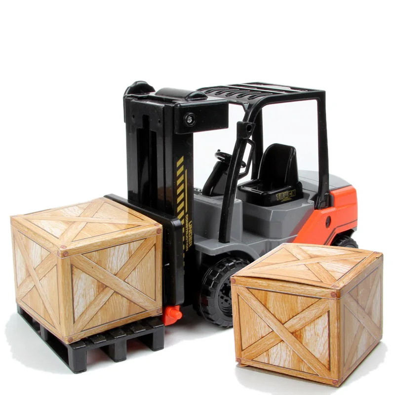 

1/22 Simulation Internal Forklift Cars Model Alloy Plastic Transport Tools Inertial Engineering Vehicles Toys for Children
