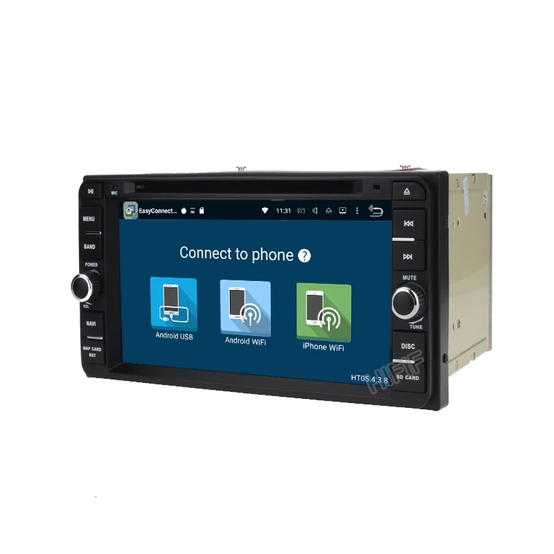 Clearance Android 9.0 4G DSP IPS screen CAR DVD GPS For Toyota Universal RAV4 COROLLA VIOS HILUX Terios Land Cruiser 100 PRADO dvd player 5
