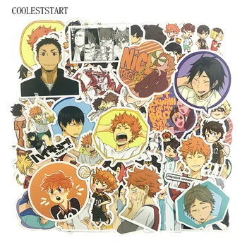 

50Pcs/set Haikyuu!! Graffiti Stickers Japanese Anime Sticker For Motorcycle Phone Skateboards Laptop Luggage Bicycle