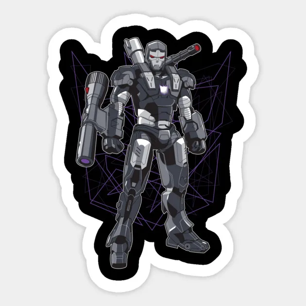

1pcs War Megatron Sticker for Car Skateboard Motorcycle Bicycle Helmet Luggage Cartoon Sticker Car accessories
