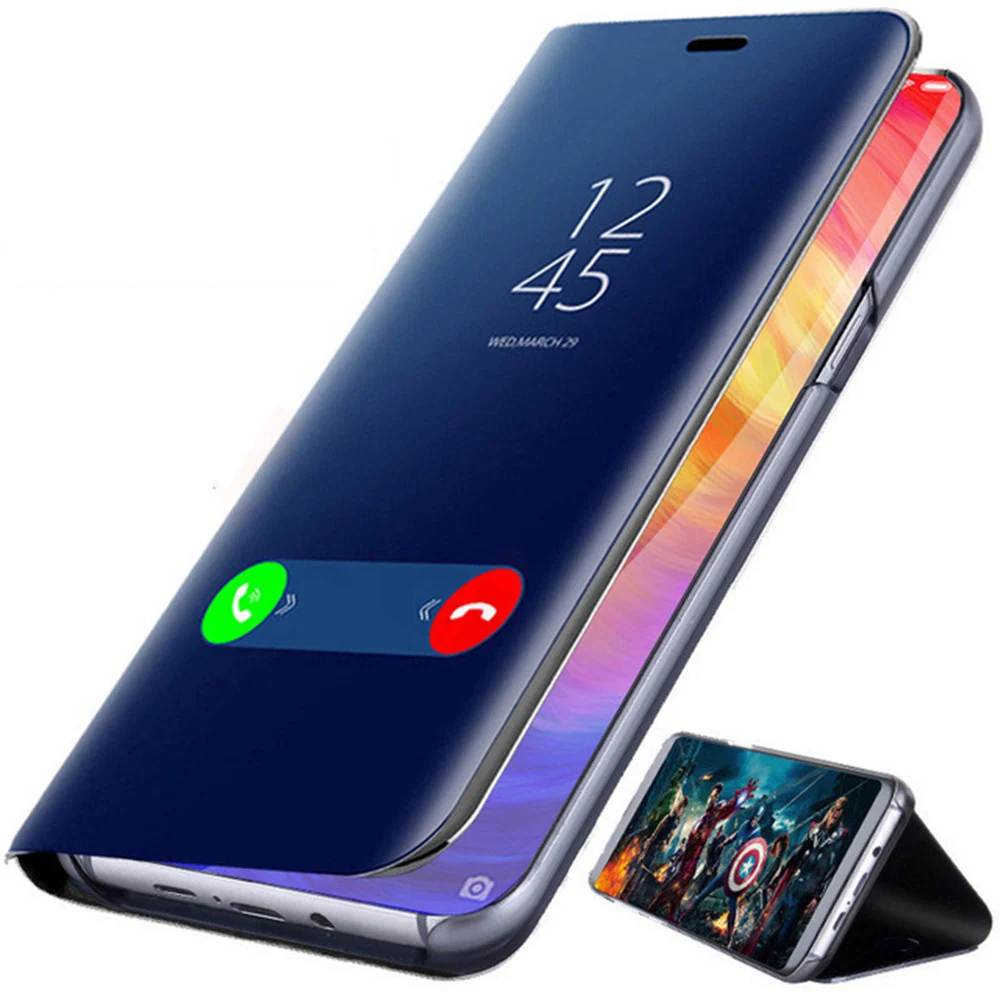 Роскошный зеркальный Чехол-книжка для Xiaomi Redmi 6 6A 7 7A 8 8A 5 Plus S2 GO Note 4 Pro 8T 5A Prime чехол |