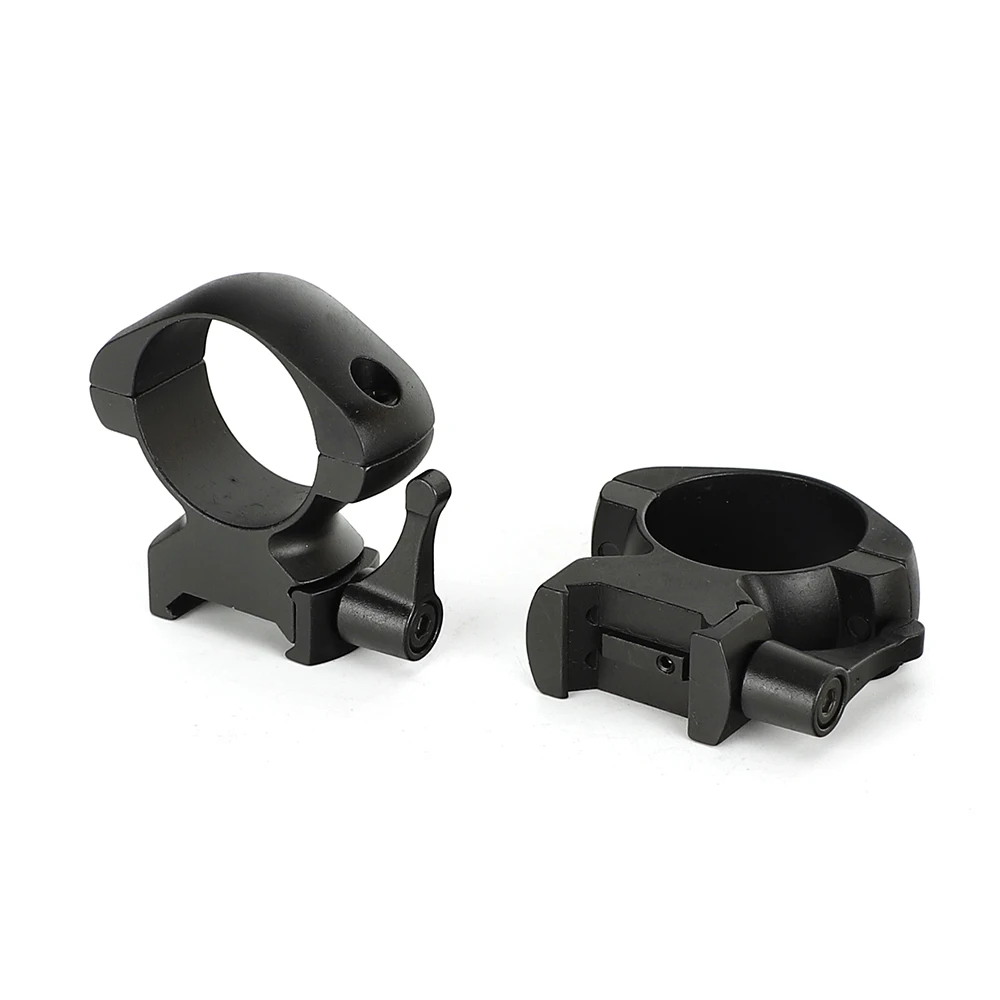 Anéis de Aço Médio para Caça Ohhunt Tático Tubo 21mm Picatinny Ferroviário Escopo Monte Baixo Alto Perfil Riflescope 2 Pçs 30mm 11 _MG_1219 ??