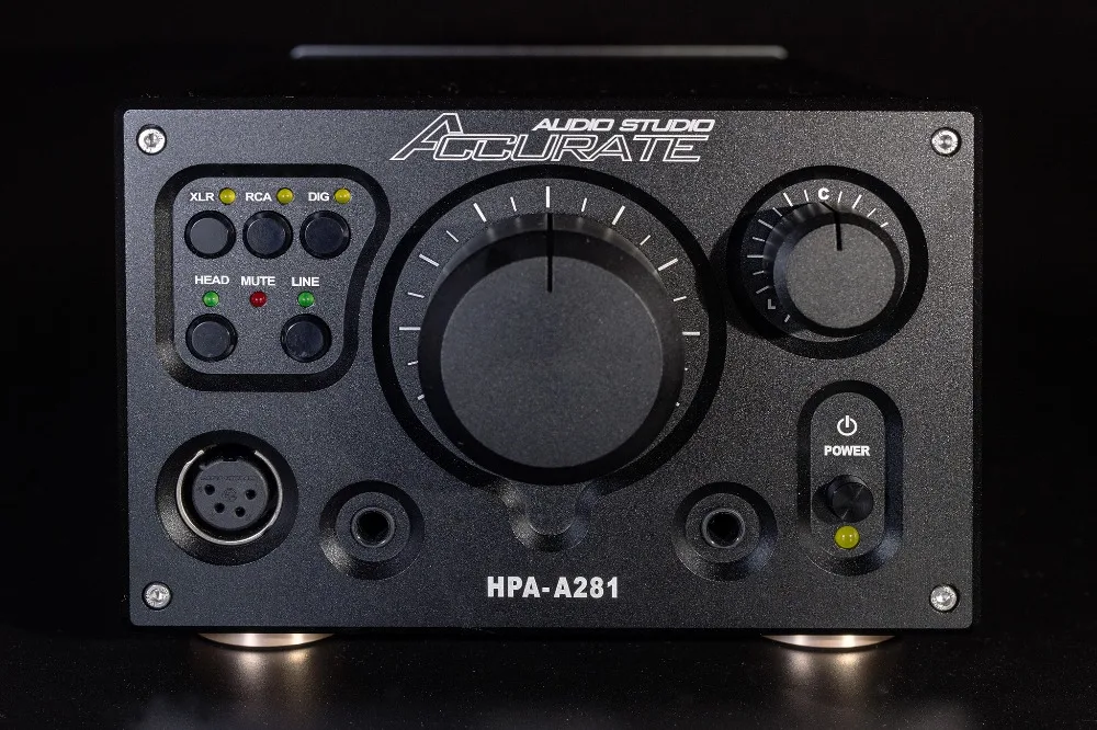 HPA-A281 Hi-end сбалансированные наушники усилитель для наушников AMP Digital XLR/RCA стерео копия/Referential Violectric HPA V281 PREAMP