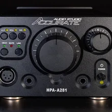 HPA-A281 Hi-end сбалансированные наушники усилитель для наушников AMP Digital XLR/RCA стерео копия/Referential Violectric HPA V281 PREAMP