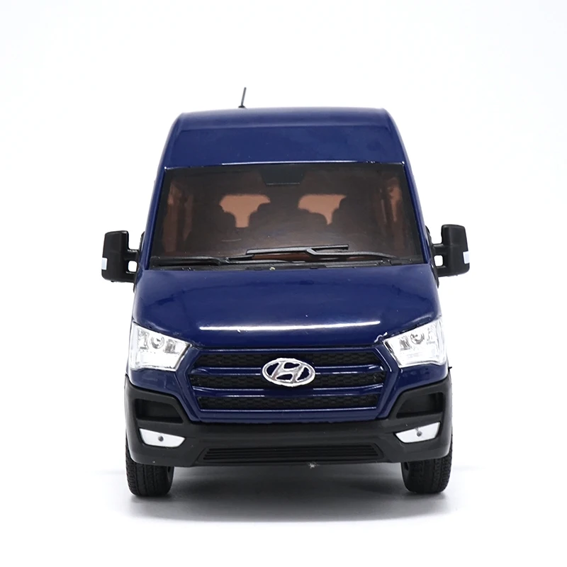 Высокая симуляция 1:24 HYUNDAI SOLATI H350 MPV (синий) литья под давлением модель Ван| |
